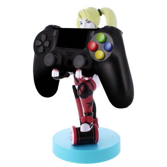 CABLE GUY SUICIDE SQUAD HARLEY QUINN STATUETTA STAND SMARTPHONE CONTROLLER GIOCO