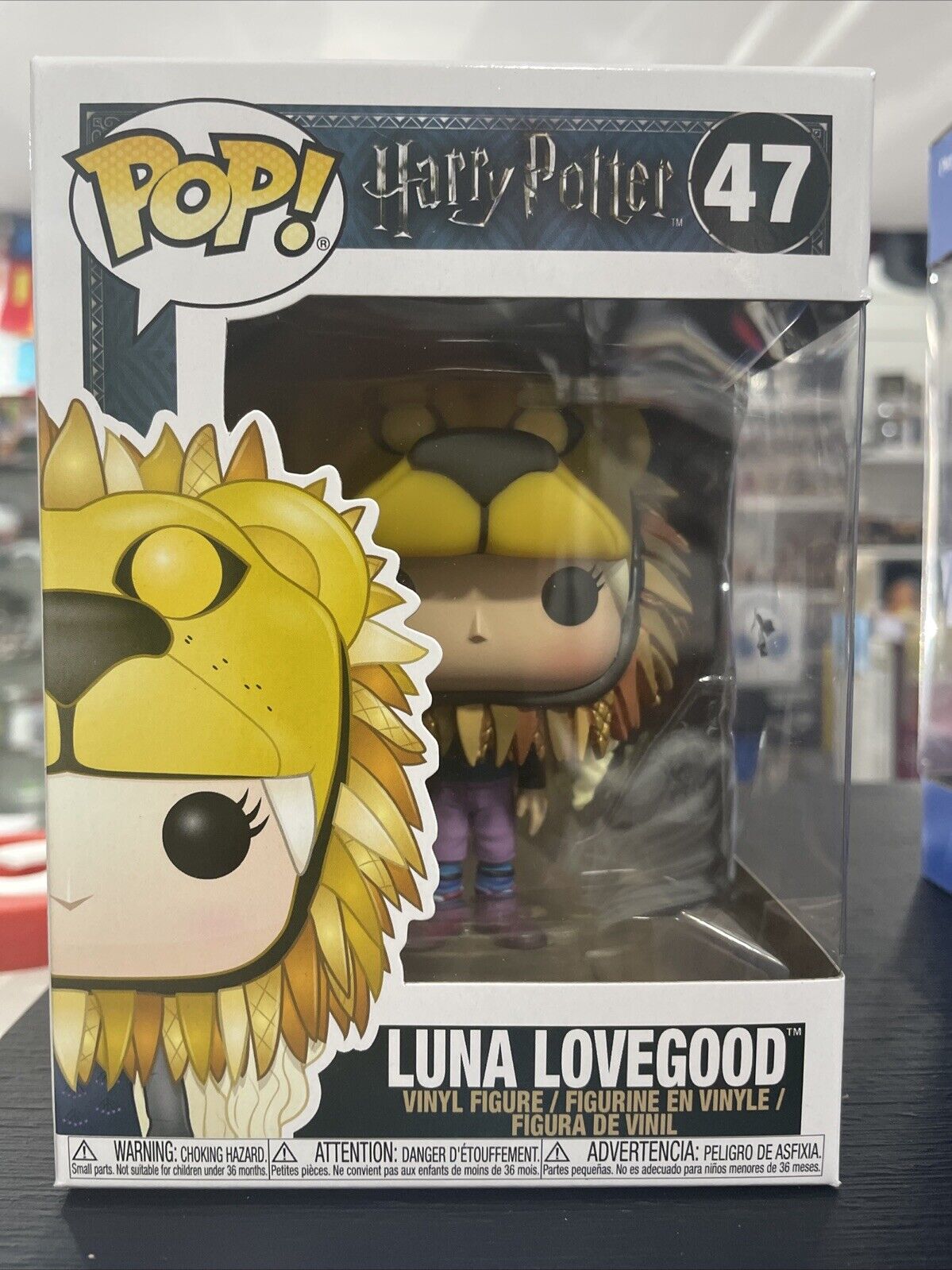 HARRY POTTER - FUNKO POP 47 - Luna Lovegood with Lion's Head