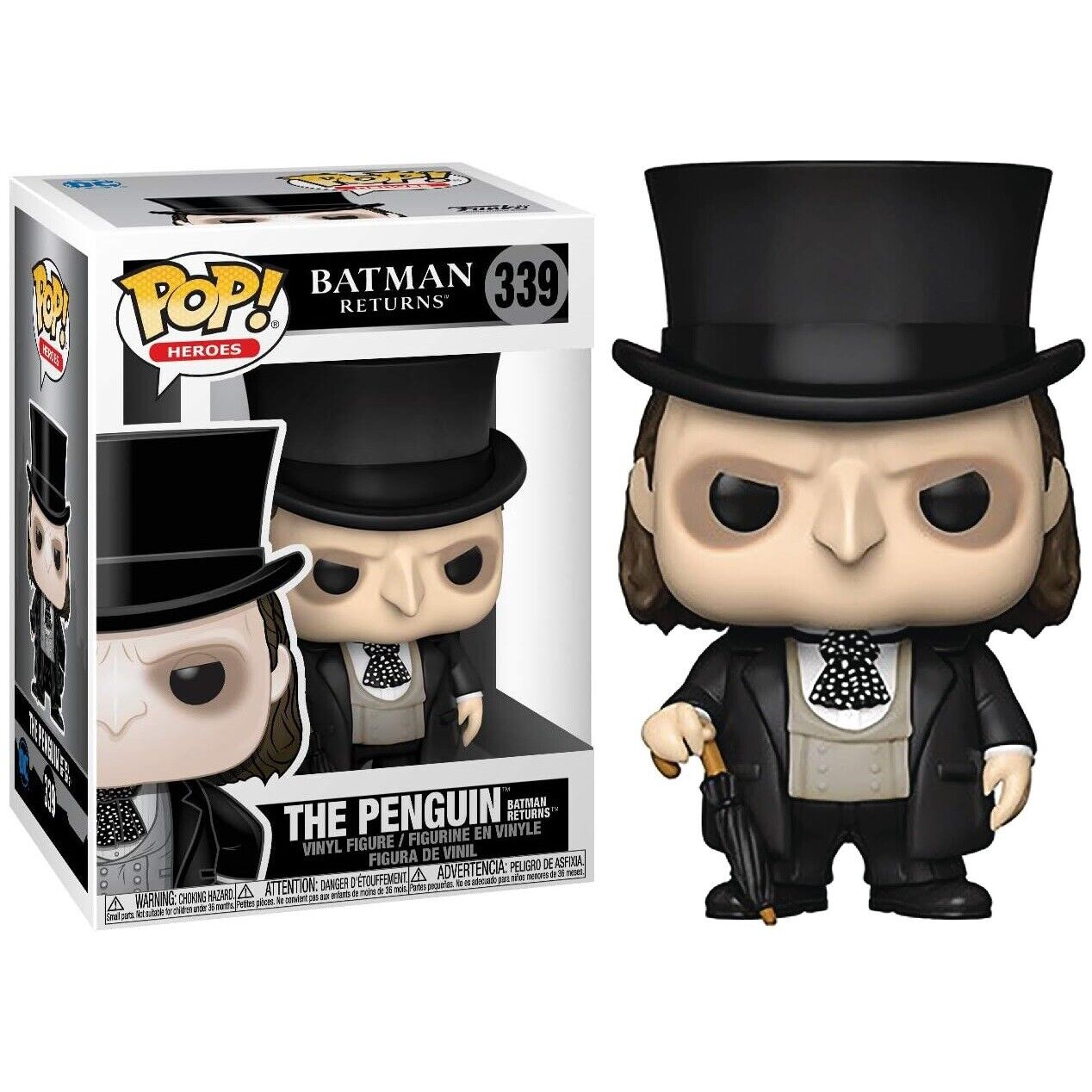 FUNKO POP ! MOVIES BATMAN RETURNS - (339) THE PENGUIN FIGURE IL PINGUINO (1992)