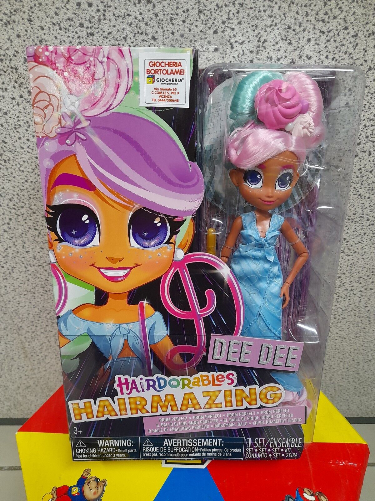 Hairdorables Hairmazing bambola DEE DEE cm 30 + 3 anni by Famosa