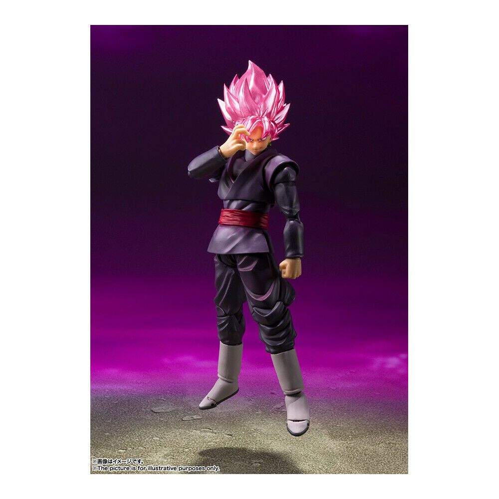 Bandai Tamashii - DRAGON BALL - GOKU BLACK SUPER SAIYAN ROSE (colore esclusivo d