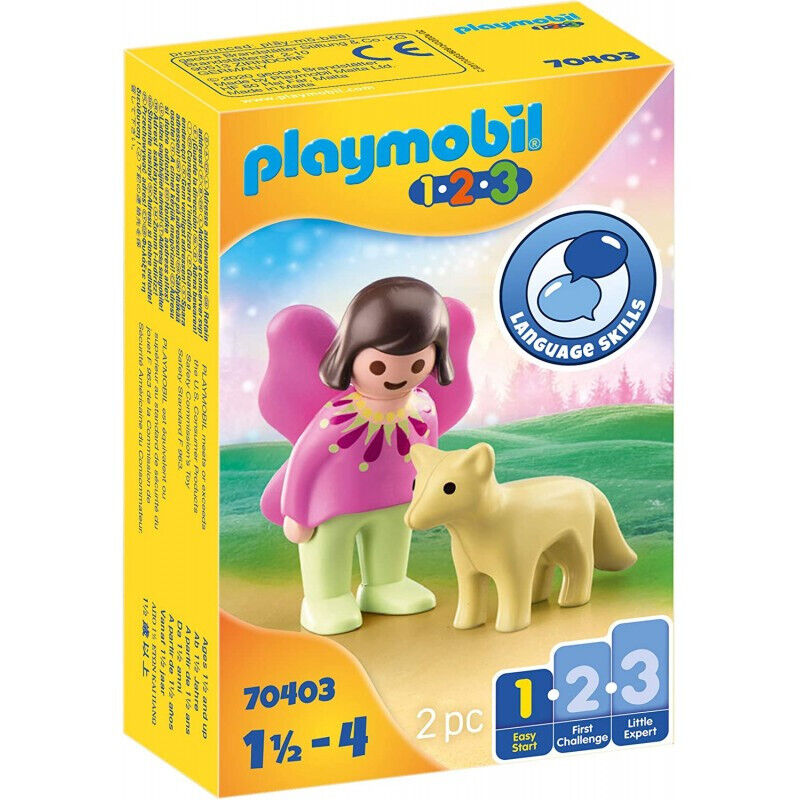 Originale PLAYMOBIL 1.2.3 - 70403 Fata Con Volpe