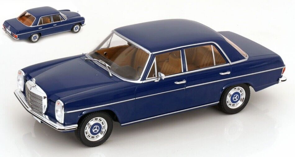 Mercedes 200 D (w115) 1968 Dark Blue 1:18 Model MODELCARGROUP
