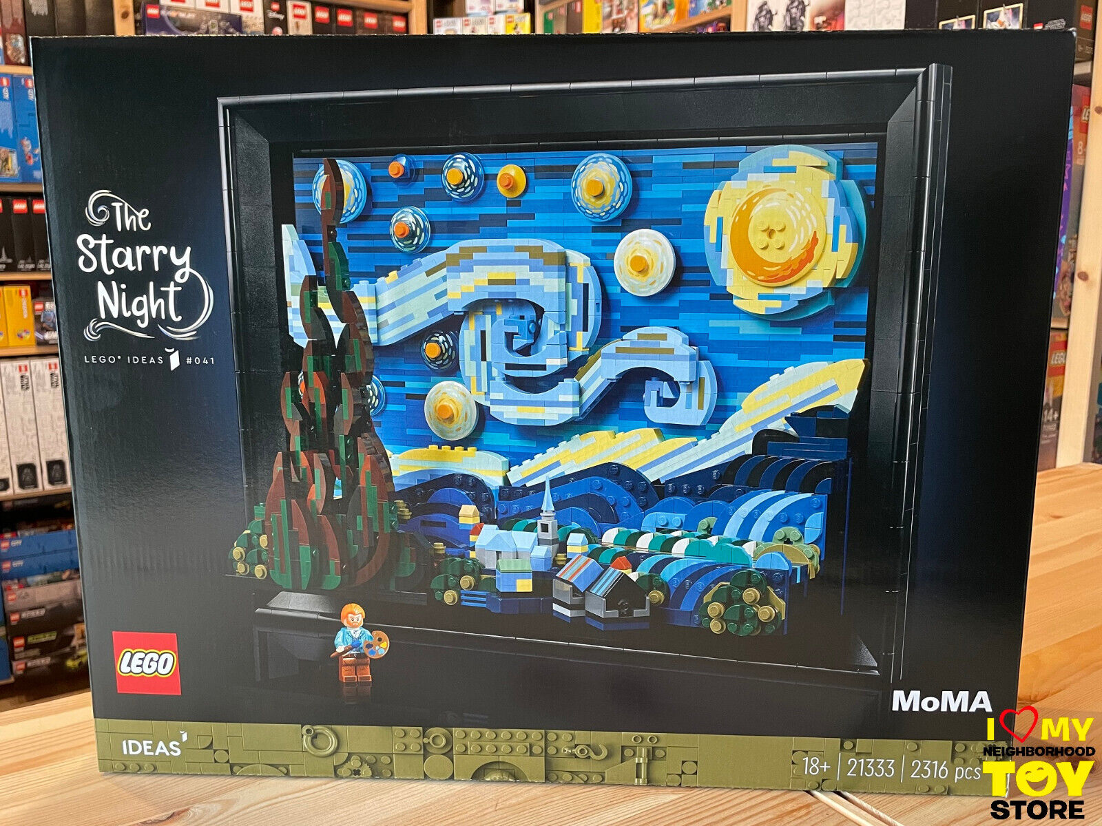 IN STOCK — LEGO 21333 IDEAS #041 VINCENT VAN GOGH THE STARRY NIGHT (2022) — MISB