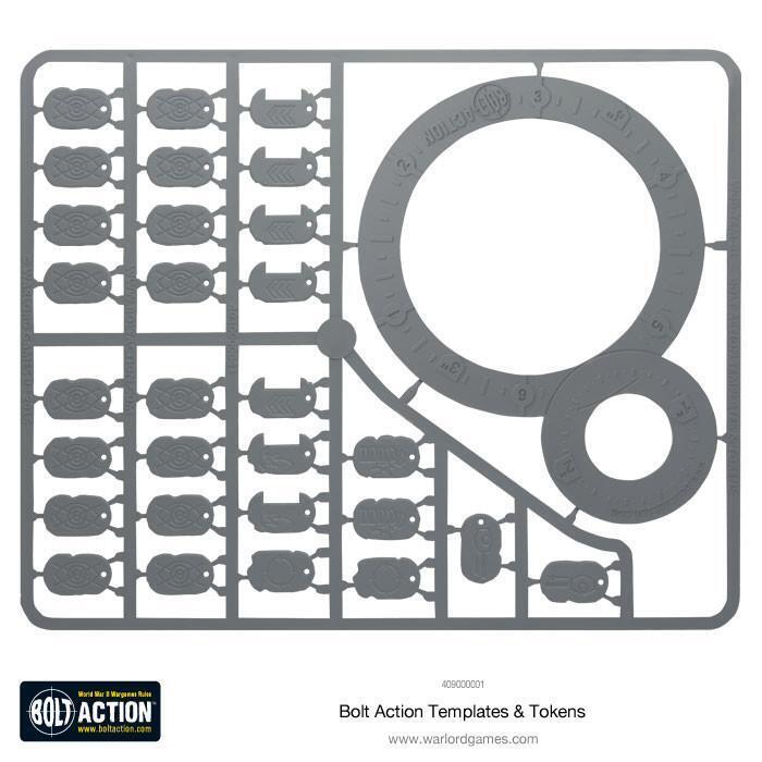 Bolt Action Ba Templates - Plastic