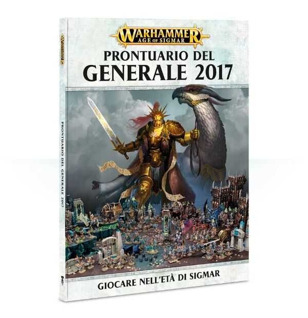PRONTUARIO DEL GENERALE 2017 libro WARHAMMER giocare nell'età di Sigmar MANUALE