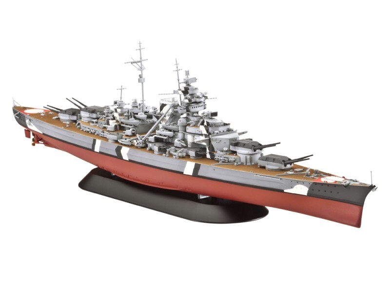 Revell 1/700 Bismarck kit Montaggio Navi in Plastica