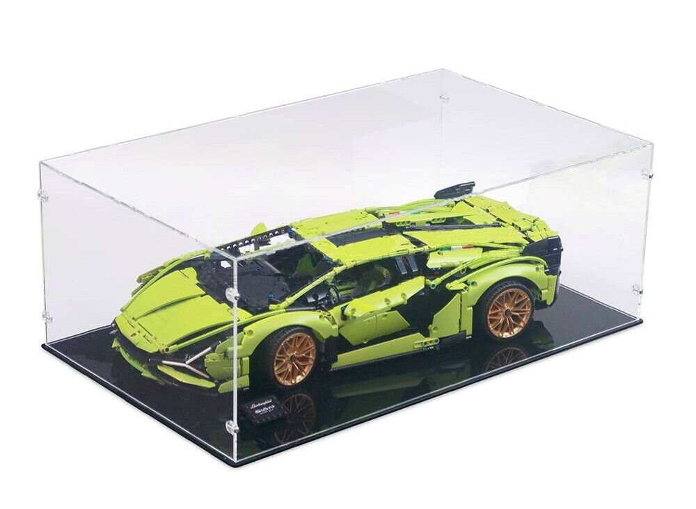 TECA ESPOSITORE PER VEICOLI LEGO BATMOBILE PORSCHE LAMBORGHINI BUGATTI 64X34X25