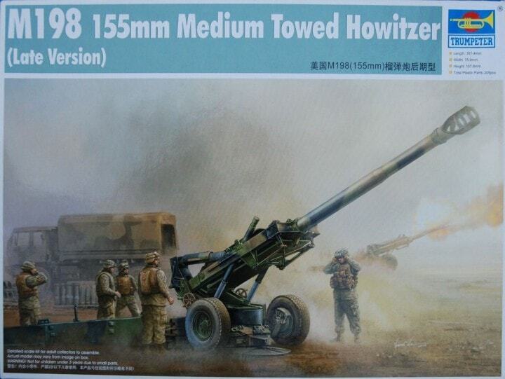 M198 155mm Medium Towed Howitzer 02319 Trumpeter  plastic Kit scala 1/35