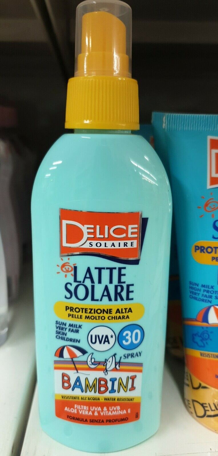 Delice Latte Solare Spray Uva Bamb.fp30