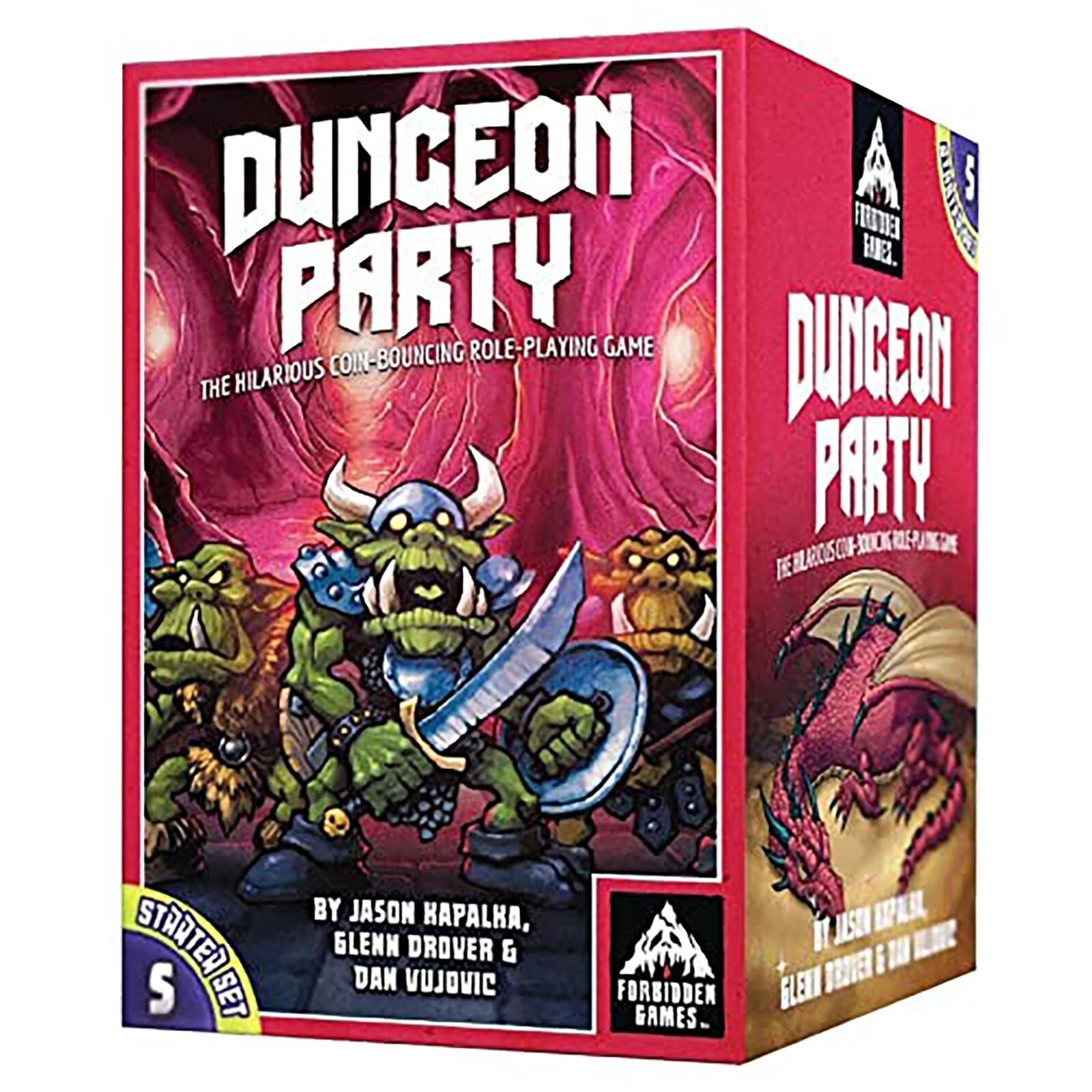 Forbidden Games: Dungeon Party - Starter Pack, Coin Bouncing Role-Playing Card G