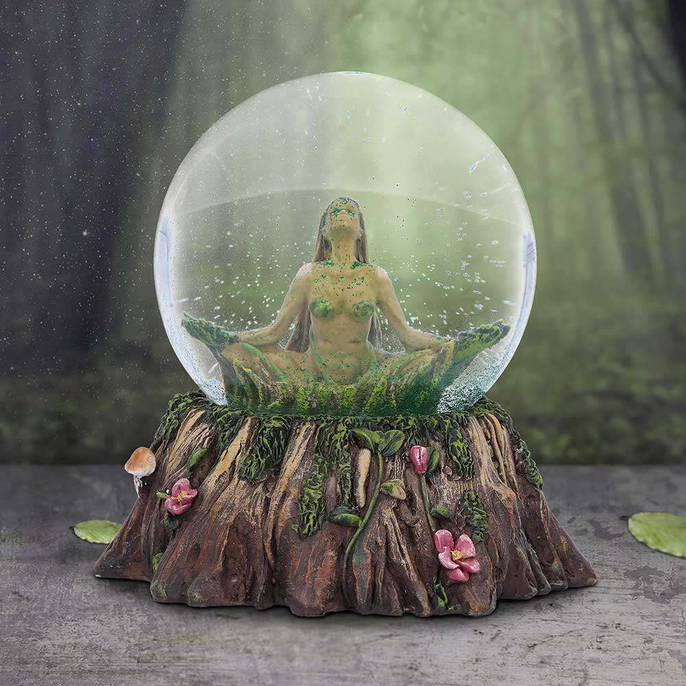 90502 MOTHER EARTH BALANCE NATURE SNOW GLOBE