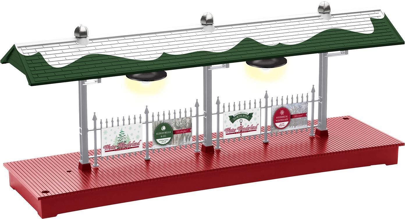 Lionel Trains - Winter Wonderland Plug-Expand-Play Station Platform, O Gauge