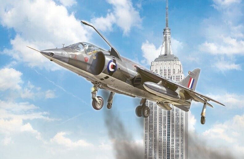 ITALERI, Harrier Gr.1 Grande caccia transatlantico da assemblare e dipingere,...
