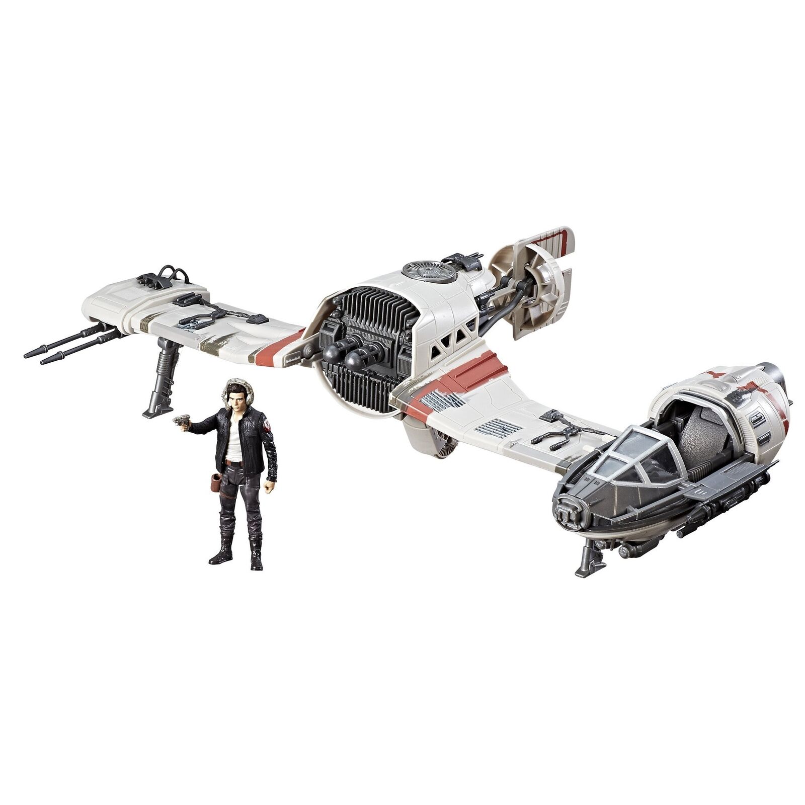 Hasbro Star Wars C1251EU4 Episode 8 Forcelink Ski Speeder with 3.75 Inch Poe Dam