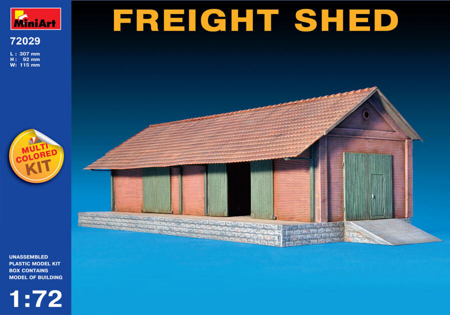 Miniart FREIGHT SHED KIT 1:72