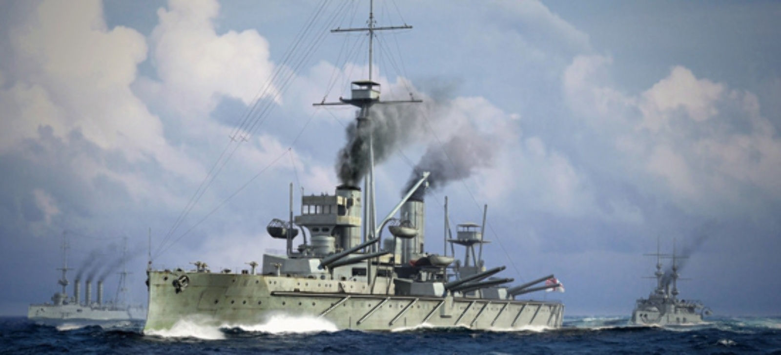 Trumpeter 06705 HMS DREADNOUGHT 1915 Kit di montaggio 1/700