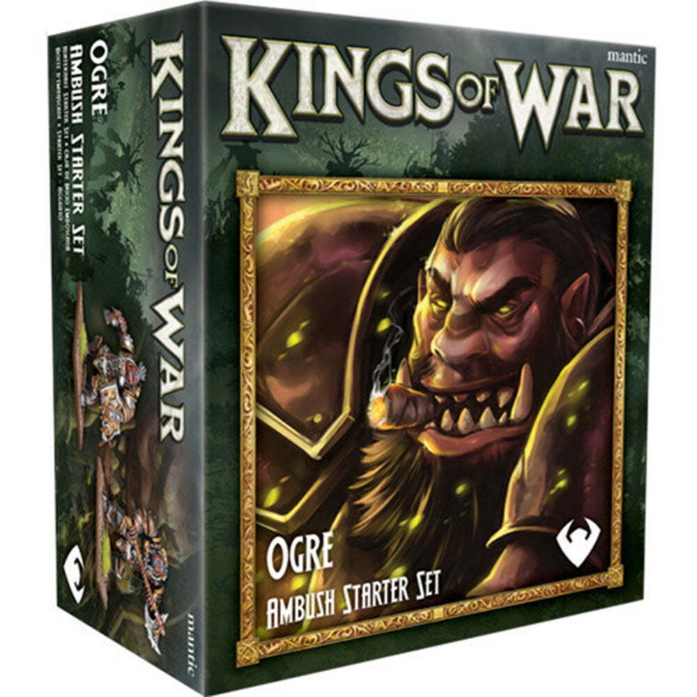 Set iniziale di Kings of War Ogre Ambush di qualità premium originale Mantic Gam