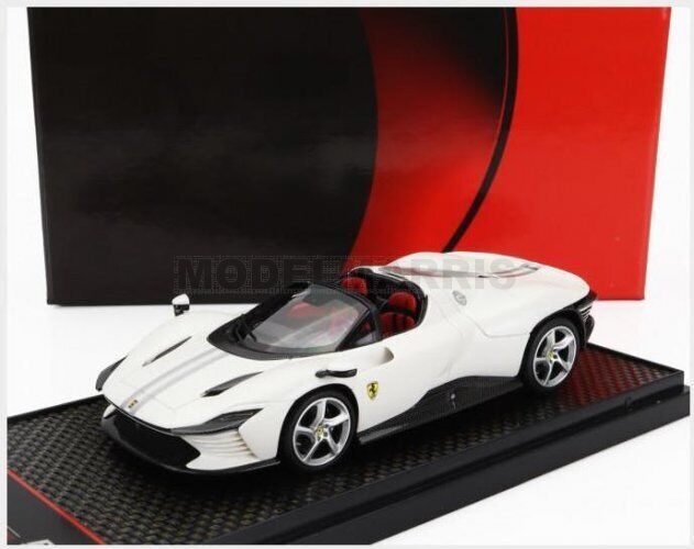 BBR-MODELS BBRC267B FERRARI - DAYTONA SP3 OPEN ROOF ICONA 2022 - BIANCO - MATT W