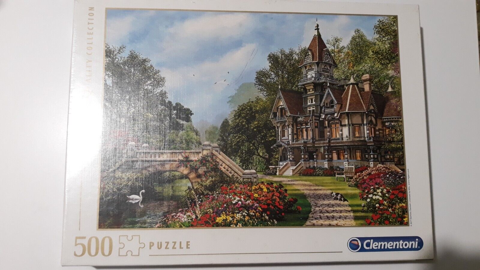 Clementoni Puzzle Old Waterway Cottage HQ 500 pezzi