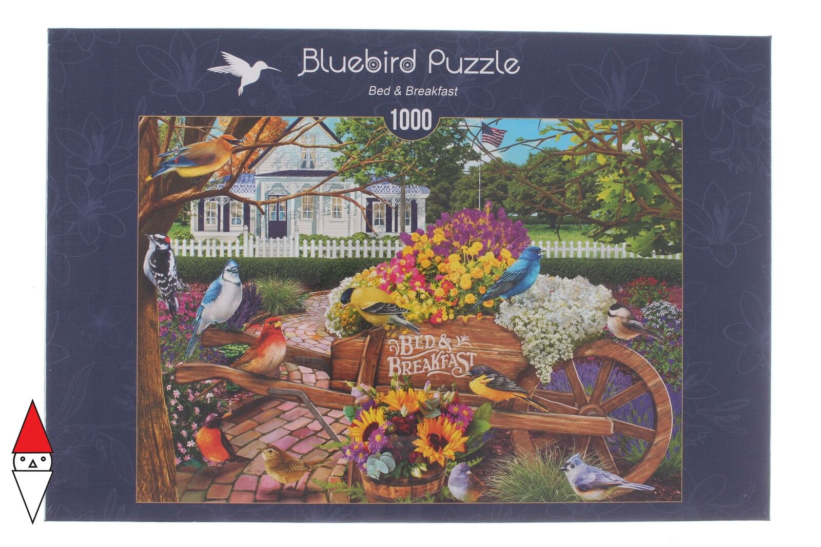 PUZZLE ANIMALI BLUEBIRD UCCELLI BED AND BREAKFAST 1000 PZ