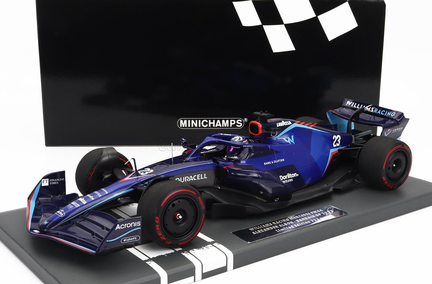 1/18 MINICHAMPS - WILLIAMS - F1 FW44 TEAM WILLIAMS RACING N 23 BAHRAIN 117220123