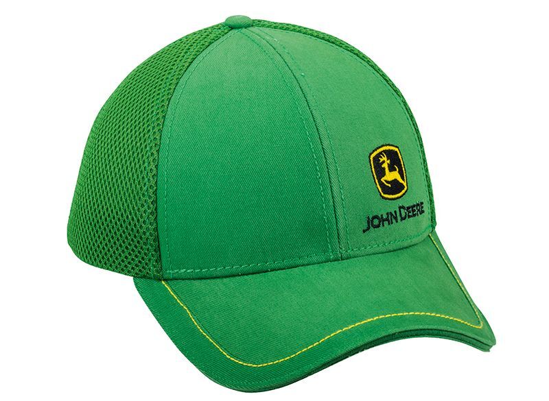 AUCUN, Cappellino a rete con logo JOHN DEERE verde, ,  MCL201914011