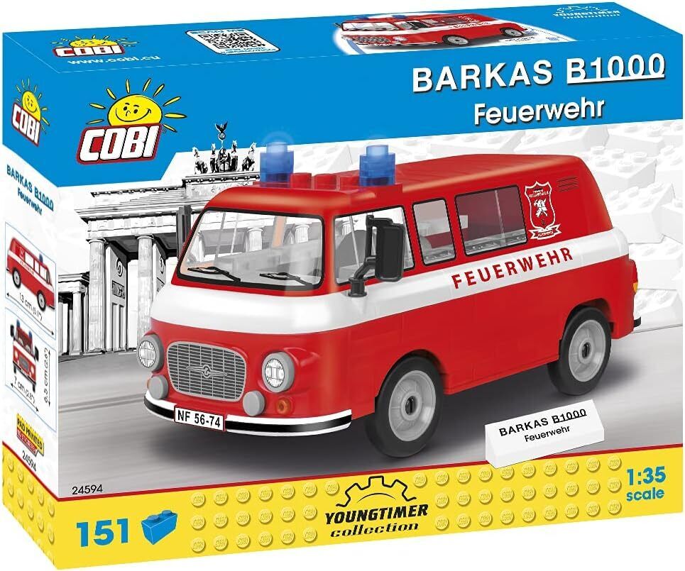 COBI - BARKAS B1000 Vigili del fuoco - 151 pz. - 1/35 - COB24594