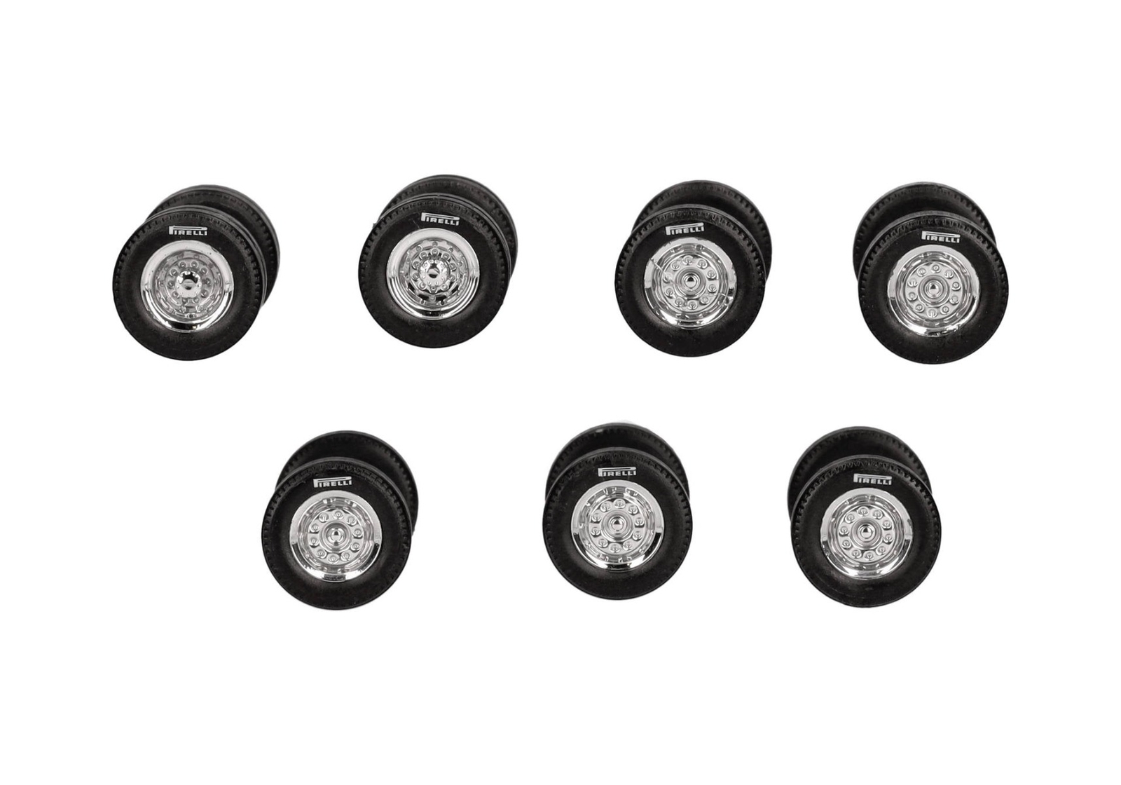 HERPA, Set ruote cromate PIRELLI, 1/87,  HER054348