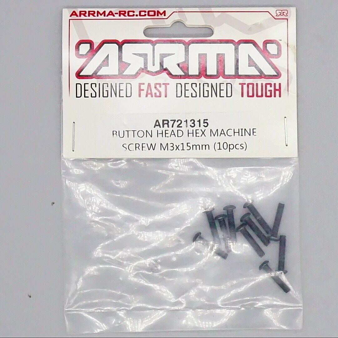 Arrma 3x15mm Bottone Testa Vite (10) [ARA721315]