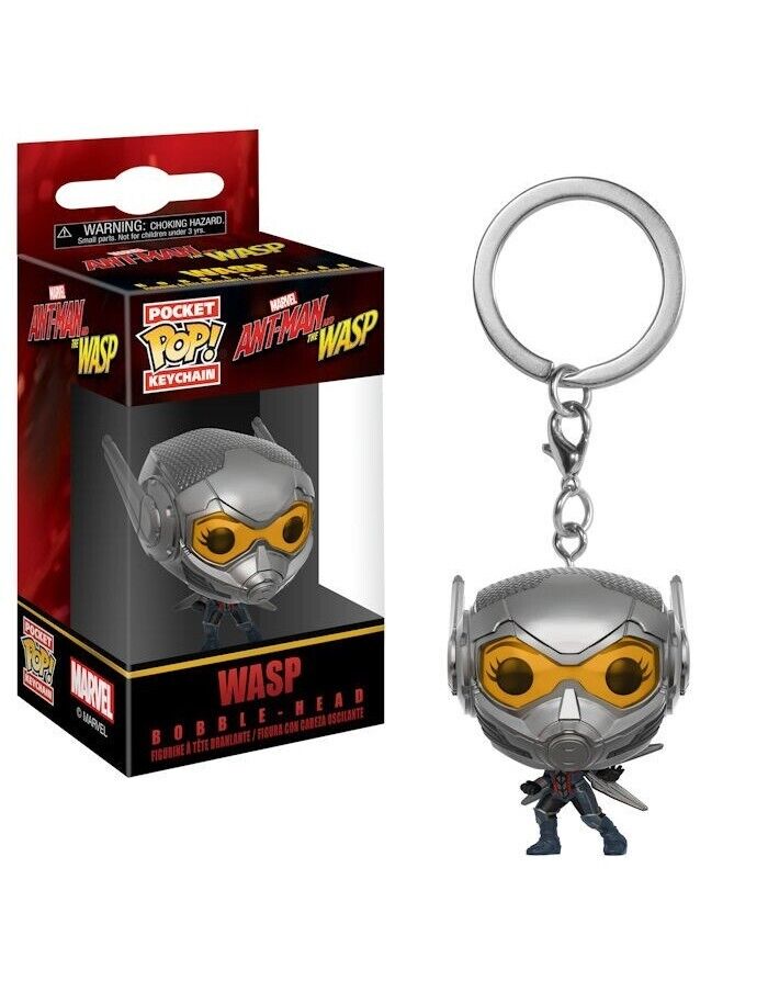 FUNKO POCKET POP KEYCHAIN PORTACHIAVI MARVEL ANT MAN &amp; WASP - WASP MINI FIGU