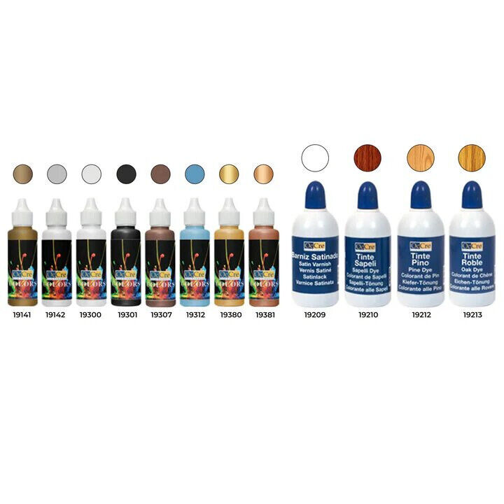Occre Ref. 90513 - Pack colori acrilici HMS Terror - 8 x 30 ml + 4 x 100 ml