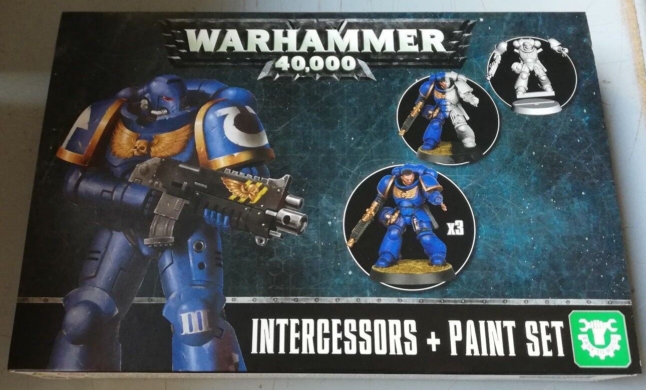 WARHAMMER 40,000 INTERCESSORS + PAINT SET