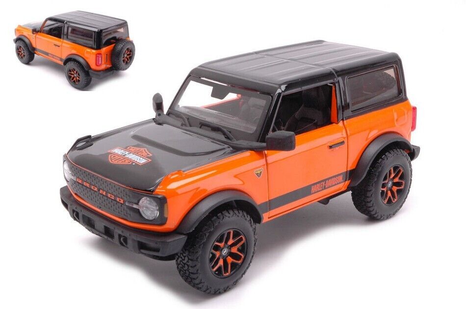 Ford Bronco Custom 2021 Harley Davidson 1:24 Model MAISTO