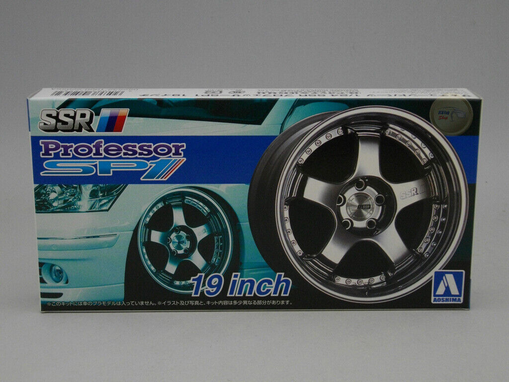 Wheels Kit #14 - SSR Professor SP1 19 inch - Aoshima 1:24 - AH05253PS