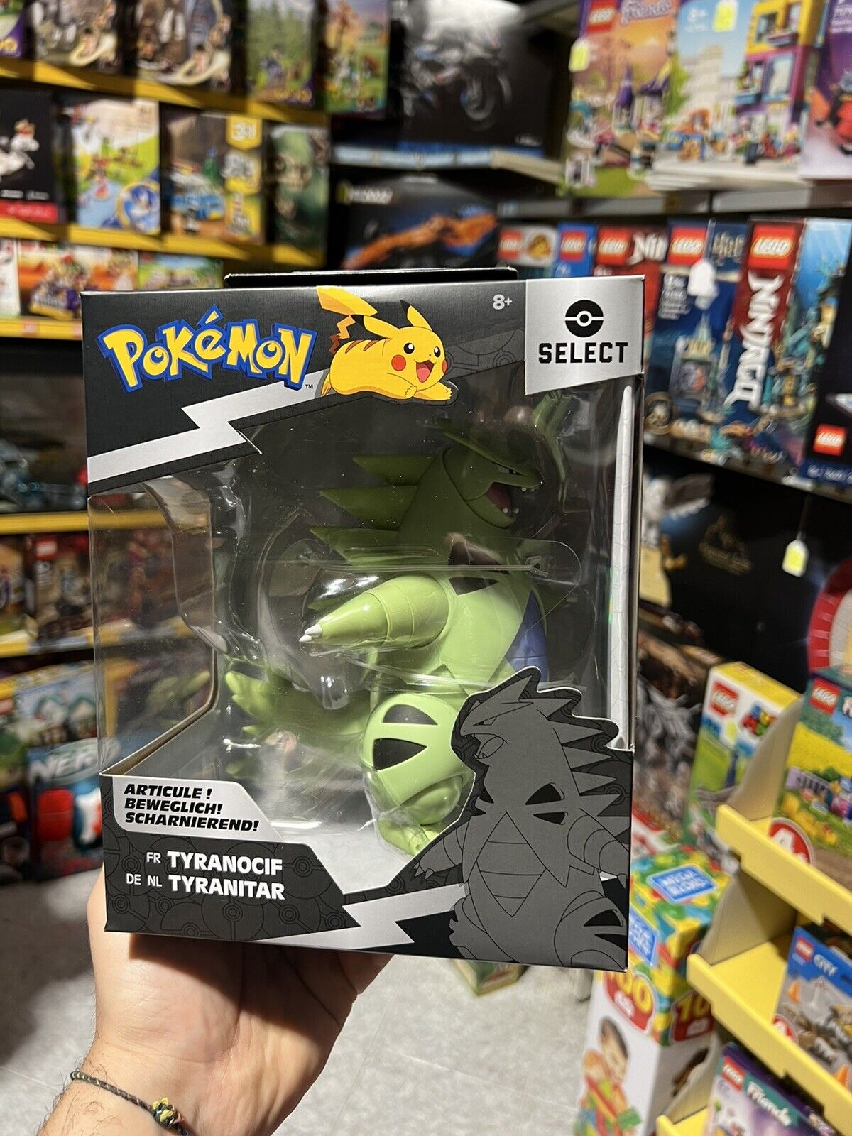 POKEMON 25 YEARS Diamnond select TYRANITAR ACTION FIGURE/ Jazwares / legopina11
