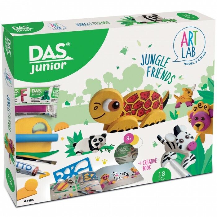 GIOCO CREATIVO DAS JUNIOR ART LAB JUNGLE FRIENDS FILA