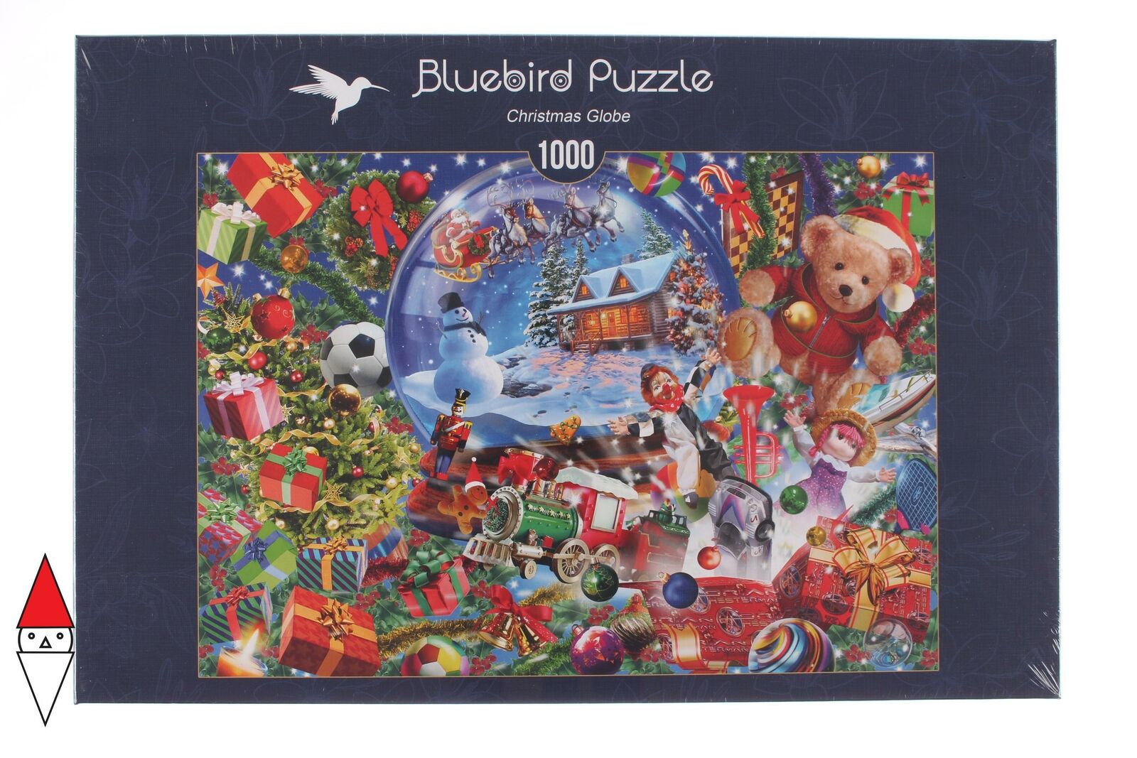 PUZZLE TEMATICO BLUEBIRD NATALE CHRISTMAS GLOBE 1000 PZ