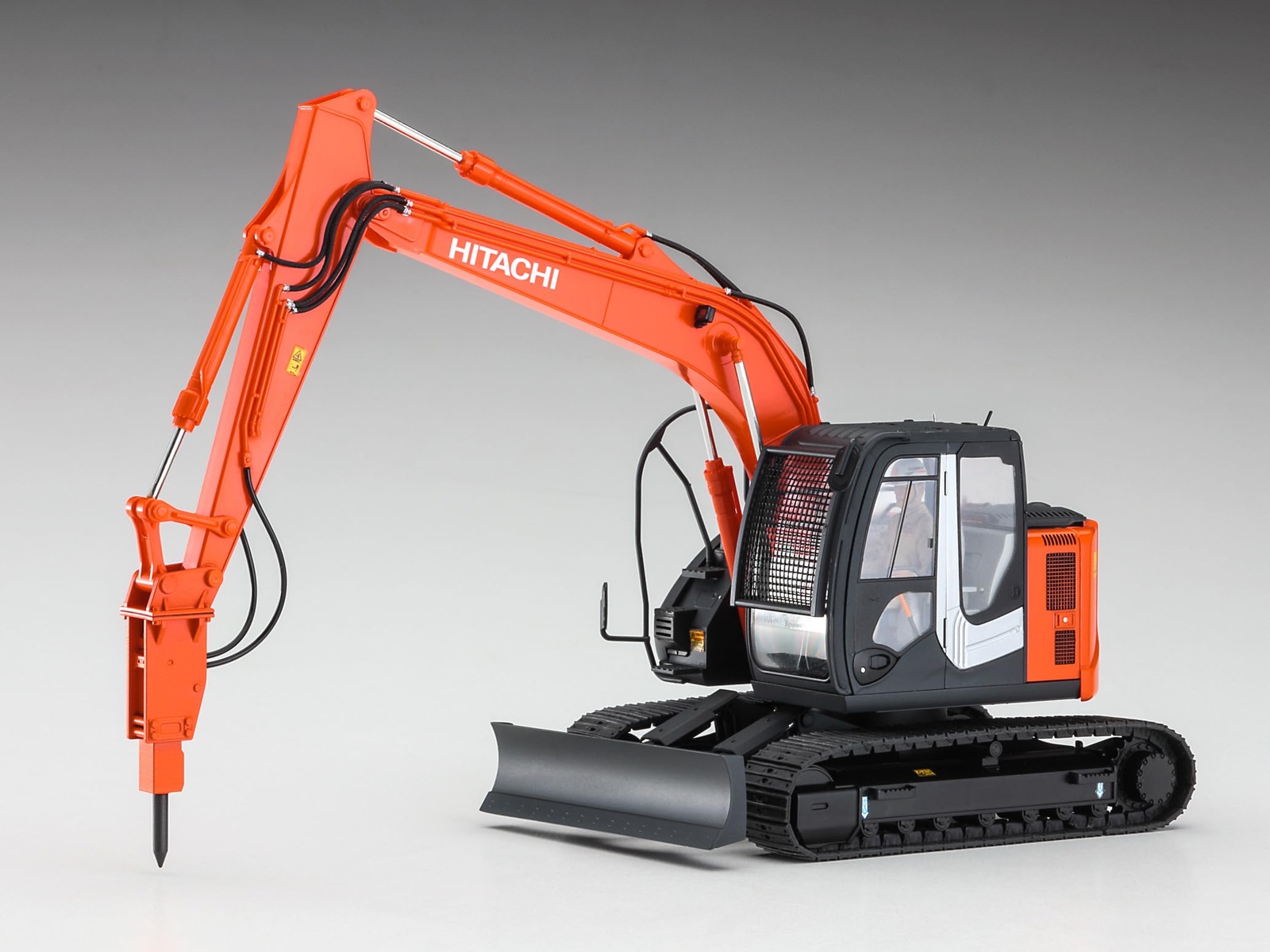 Hitachi Excavator Zaxis 135us Hydraulic Breaker 1:35 Plastic Model Kit HASEGAWA