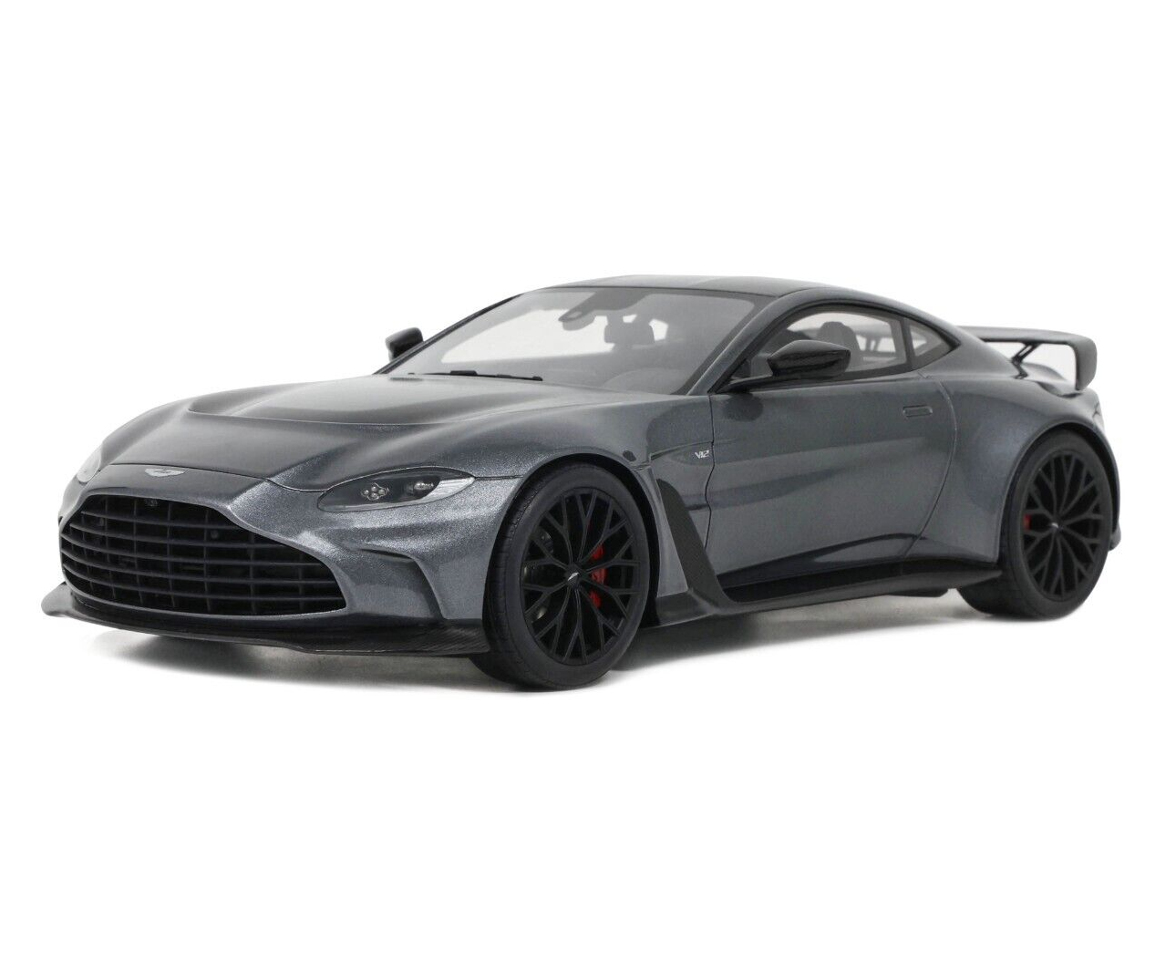 Aston Martin Vantage V12 1/18 2023 Grigio Argento Magnetico - Gt Spirit GT443