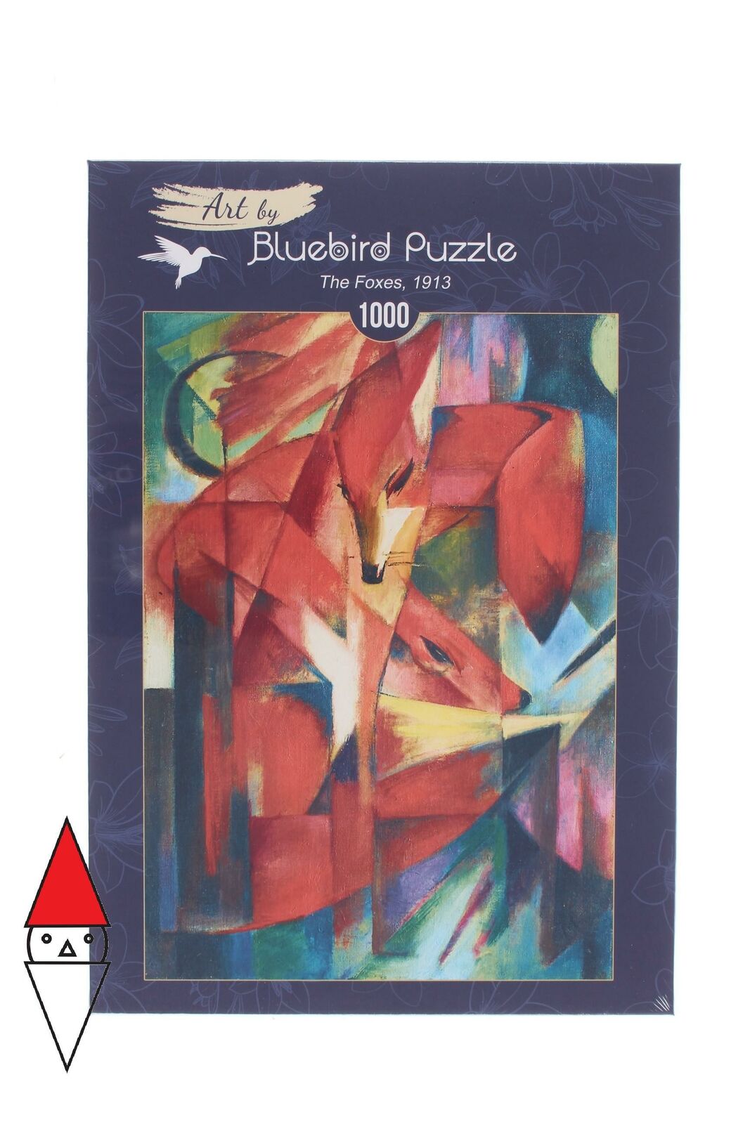 PUZZLE ARTE BLUEBIRD PITTURA 1900 FRANZ MARC - THE FOXES 1913 1000 PZ