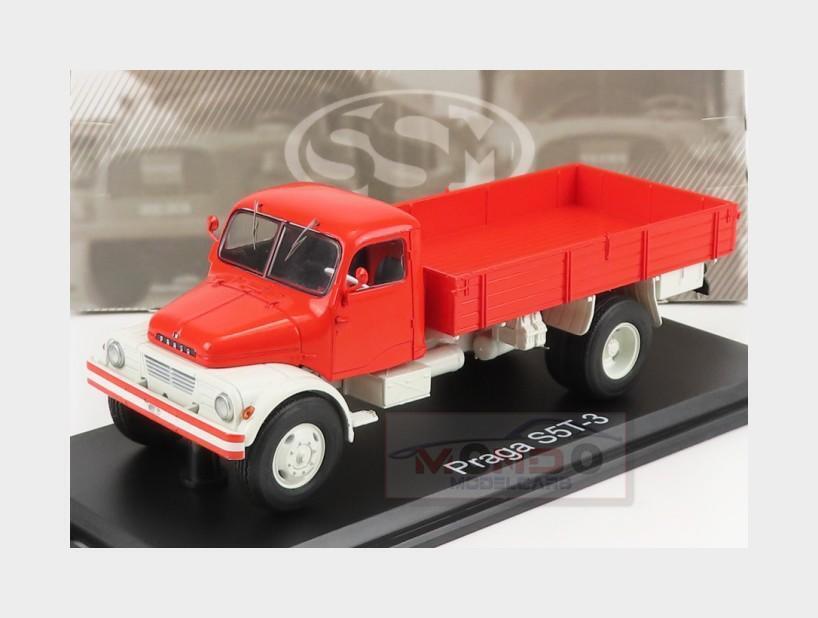 1:43 START SCALE MODELS Praga S5T-3 Truck 2-Assi 1965 Red Grey SSM1426