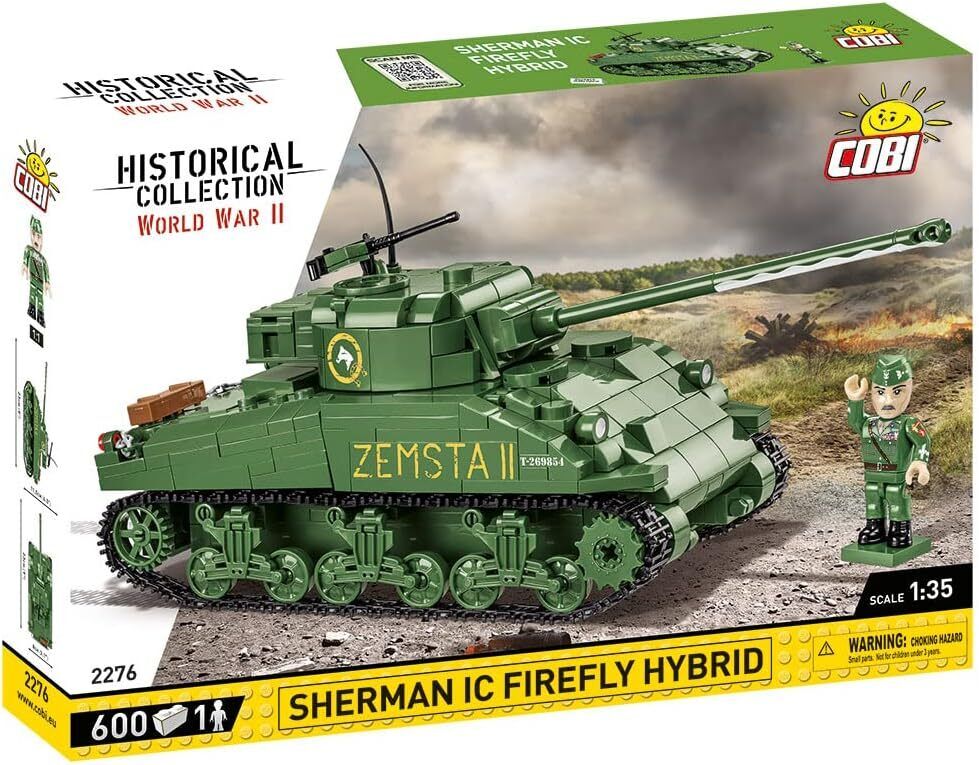 COBI - SHERMAN IC Firefly Carro armato ibrido - 600 pezzi - 1/35 - COB2276