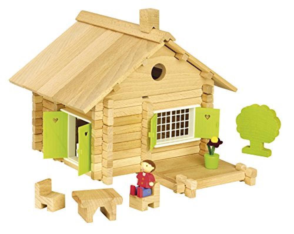 (TG. Norme) Jeujura-8043 Casa in Rondins-135 Pezzi, 8043, Multicolore - NUOVO