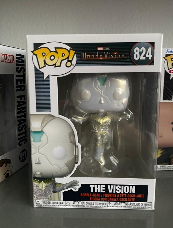 Funko Pop! Marvel: WandaVision The Vision Glow in The Dark Action Figure (54438)