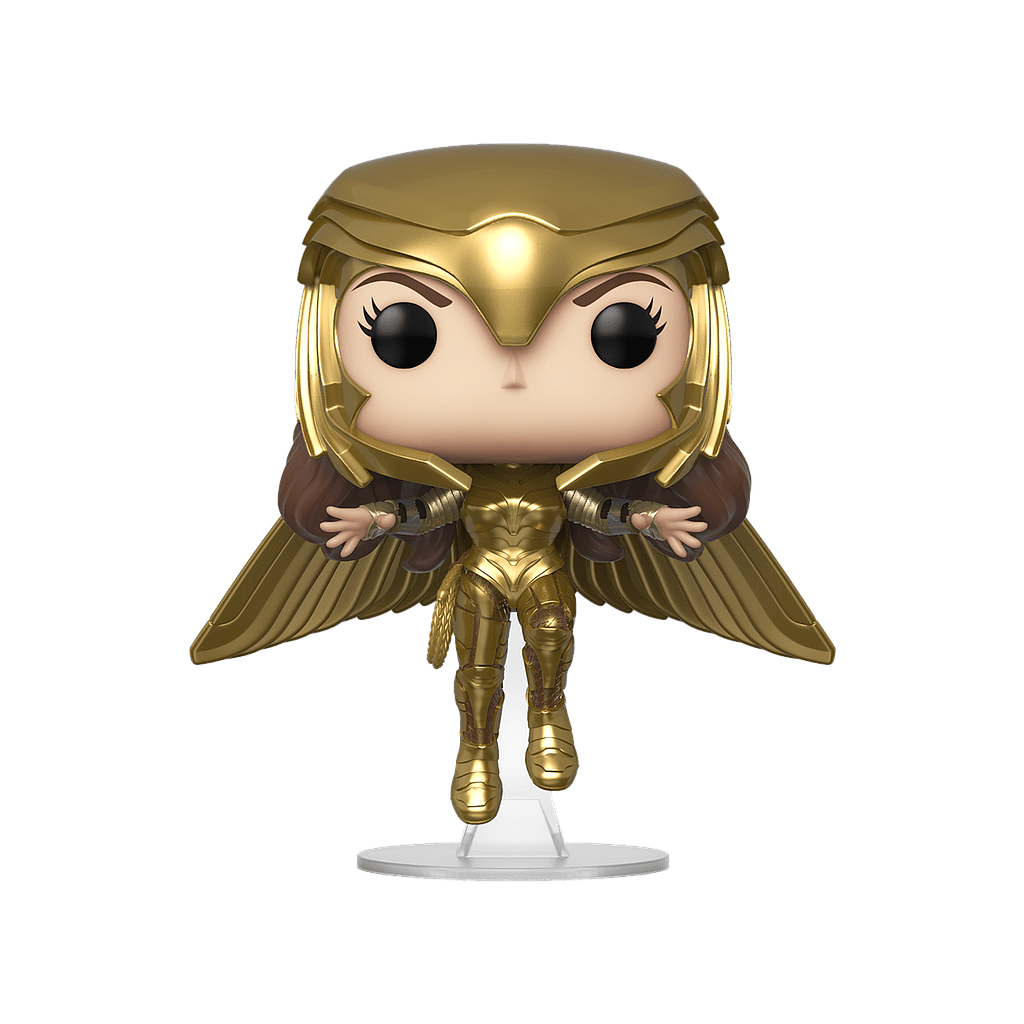 Wonder Woman Golden Armor Flying Metallic 1984 POP Heroes #324 Vinyl Figure