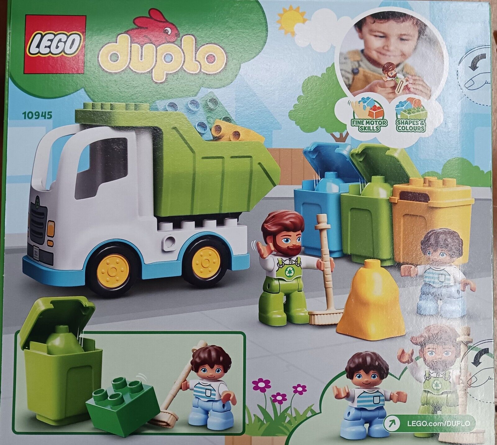 LEGO DUPLO Camion della spazzatura e riciclaggio