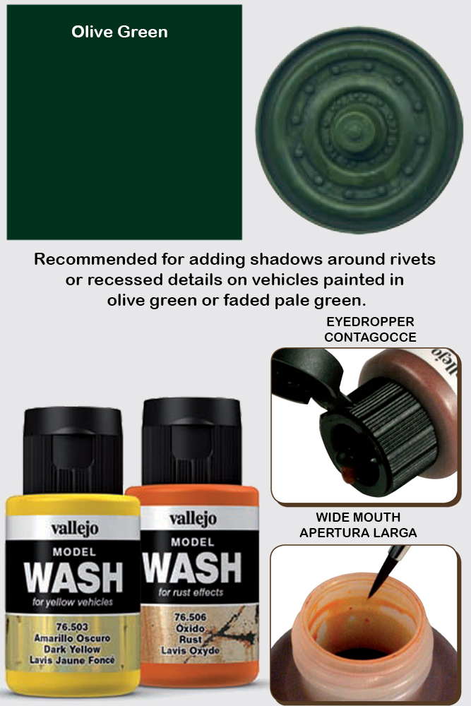 Vallejo Model Wash 76519 Olive Green VALLEJO