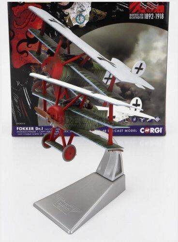 CORGI AA38312 FOKKER - DR.i TRIPLANE MILITARY AIRPLANE 1918 - THE RED BARON - MI