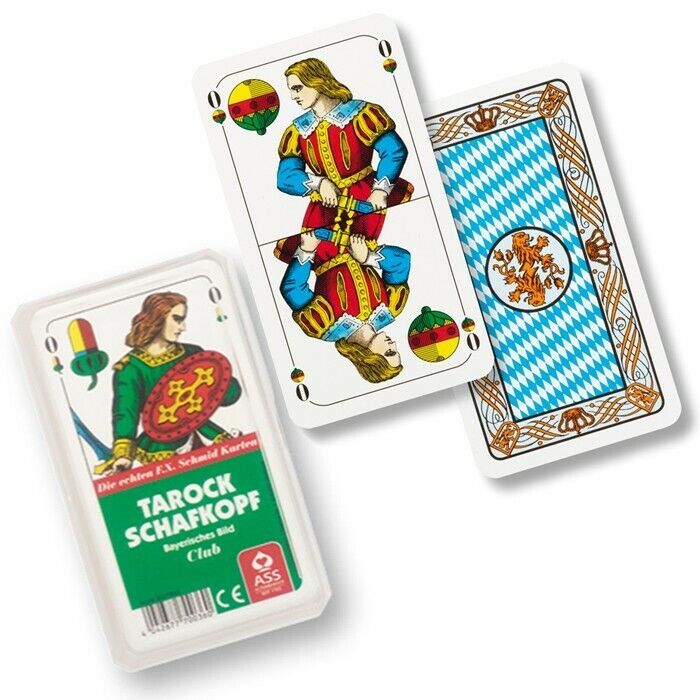 Carte SCHAFKOPF TAROCK Tedesche da 36 con Astuccio